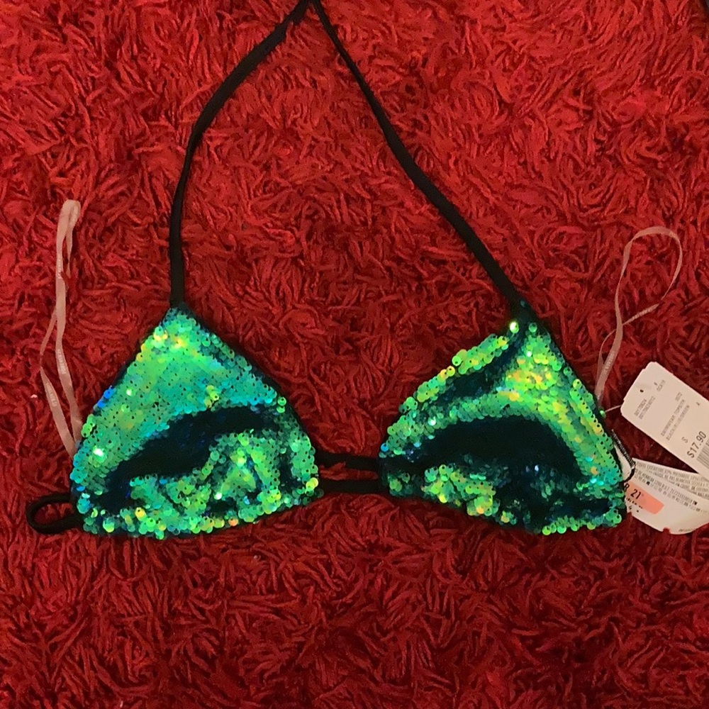 Mermaid Triangle bikini Top Small - Picture 2 of 7